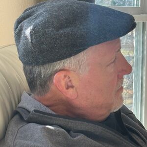 Men's Gray Wool Hat